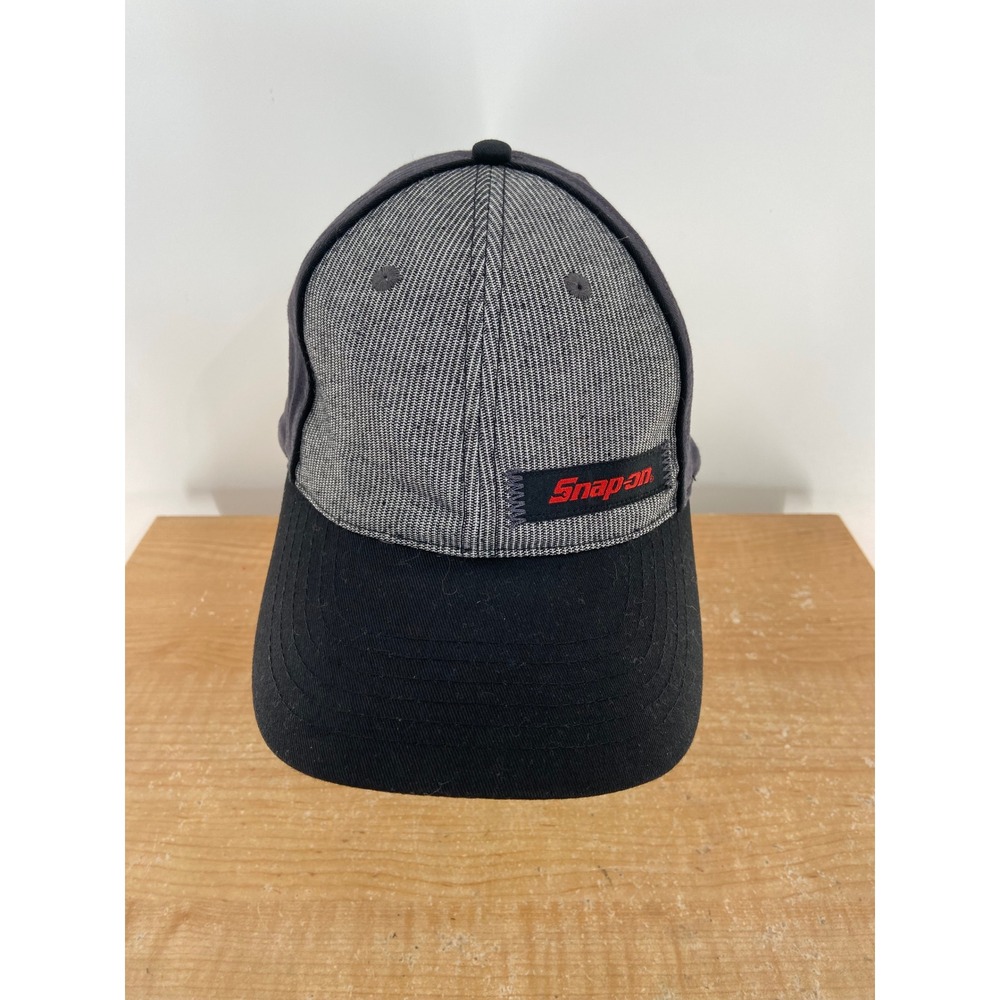 Snap On Tools Baseball‎ Cap Mens Gray Black Embroidered Logo K Products Headwear